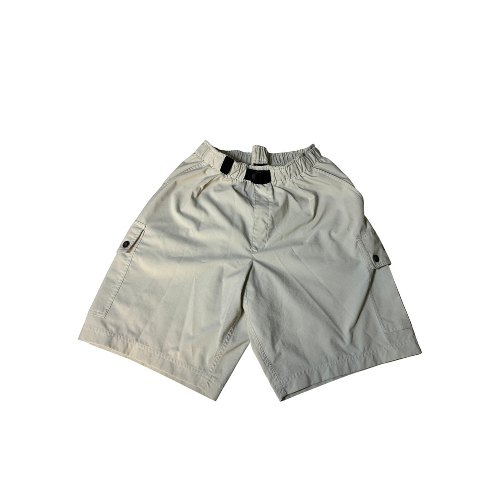 Vintage Nike ACG Cargo Shorts Mens Tan Beige Belted Gorpcore Hiking Utility